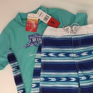 Tommy Bahamas sz 5 boys short set